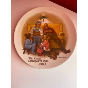The Csatari Grandparent Plate, 1980 Knowles Collector Plate, The Bedtime Story